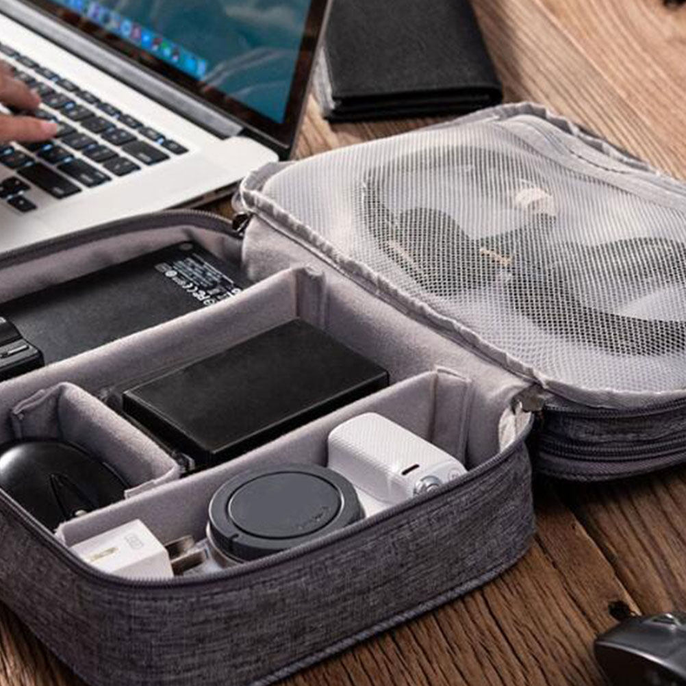 Tech Accessories Travel Organizer Pouch - Digital Packing Bag Organizer Tech Accessory