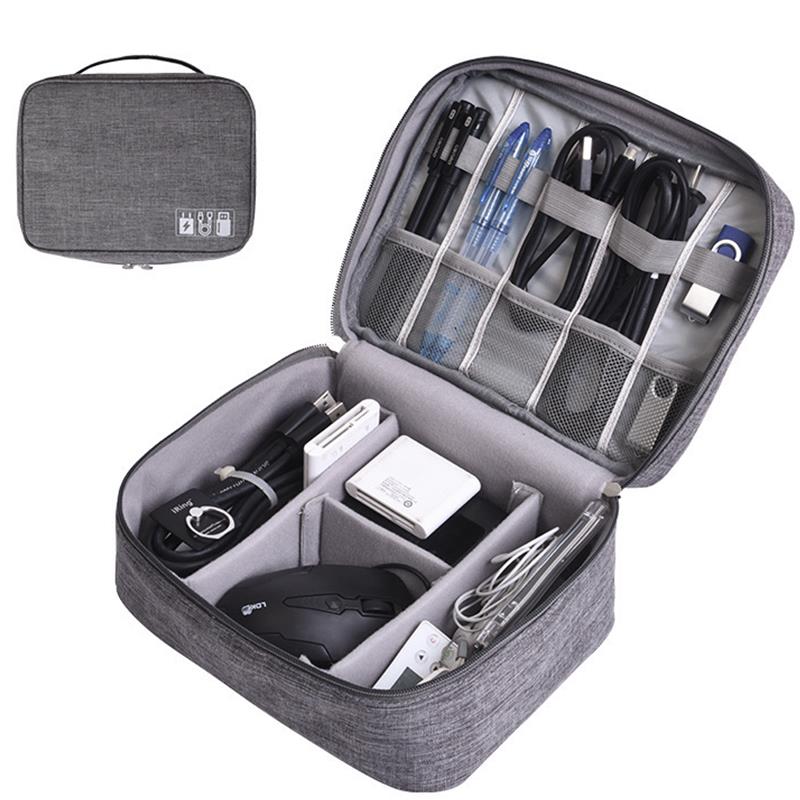 Tech Accessories Case - Travel Cable Bag Portable Digital Storage