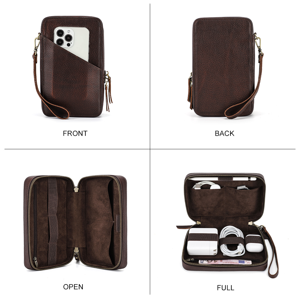 Genuine Leather Portable USB D - огляд і ціна Tech Accessories Case