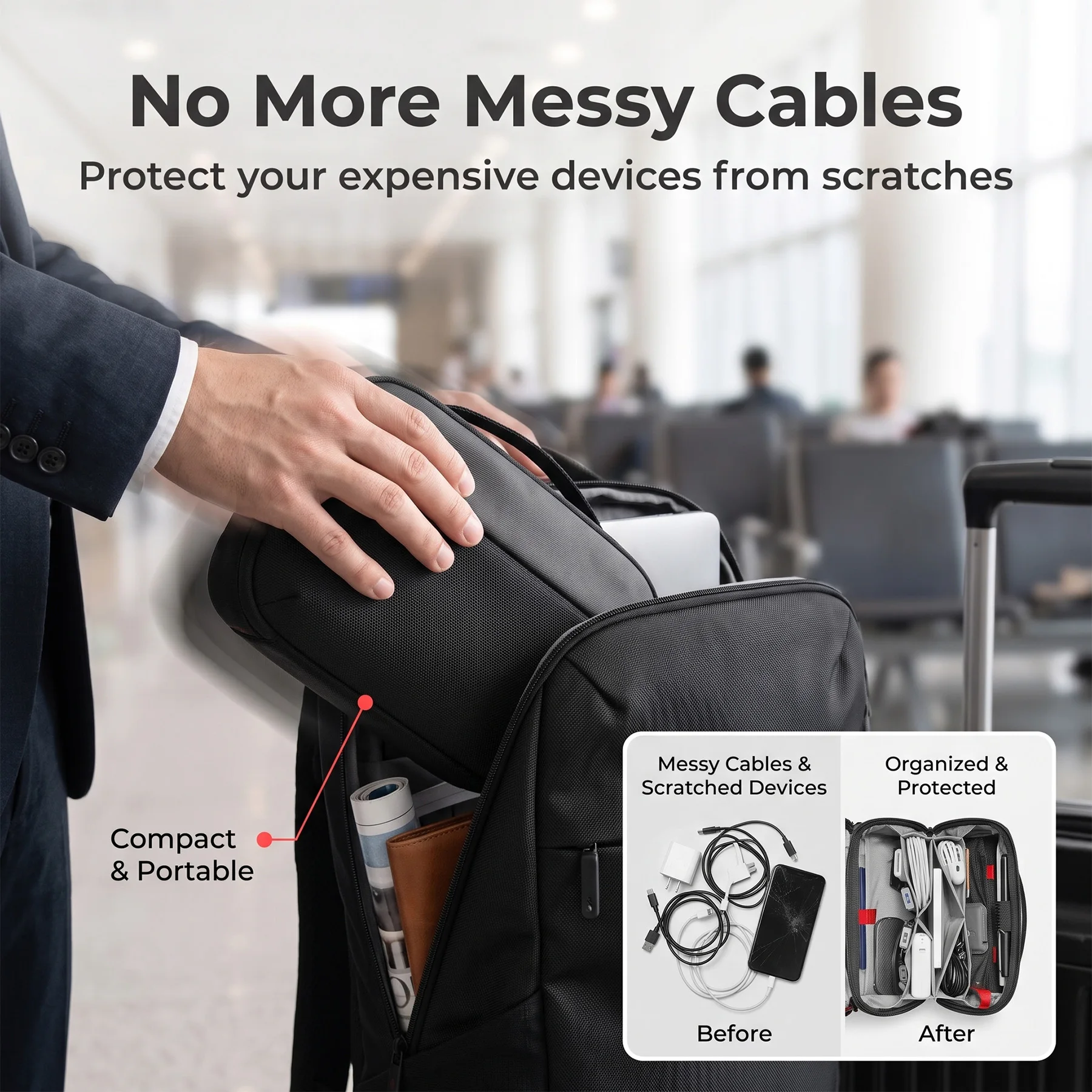 Travel Tech Organizer Pouch, W - огляд і ціна Tech Accessories Case