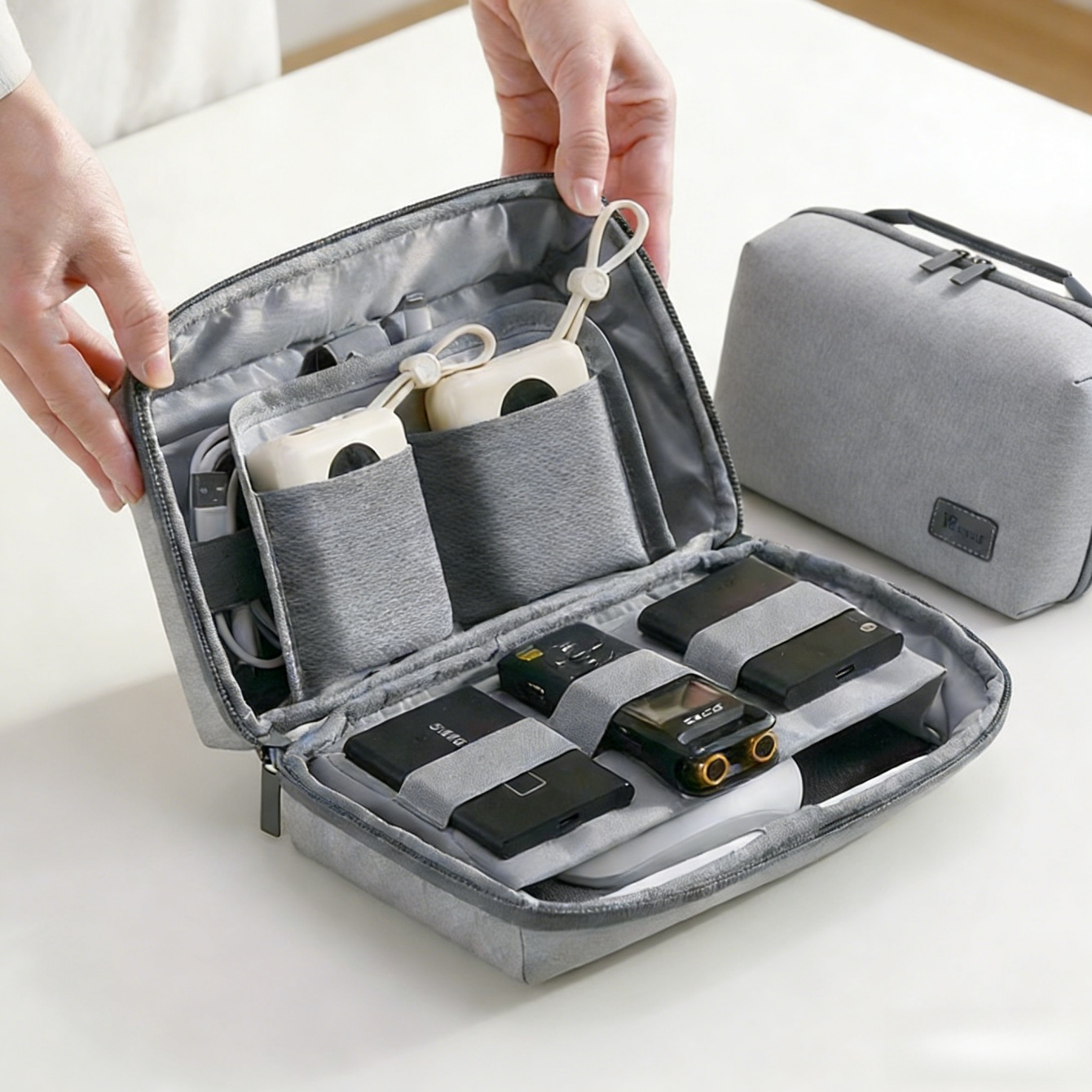 1Pc Electronics Organizer Trav - огляд і ціна Tech Accessories Travel Organizer Pouch
