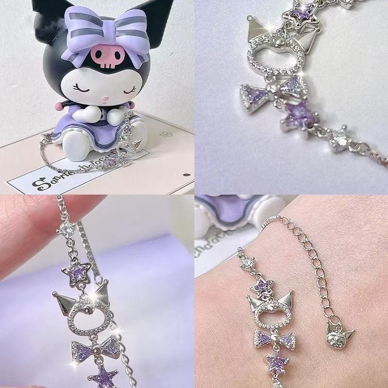 Kuromi Inspired Charm Bracelet - огляд і ціна Kawaii Tech Accessories