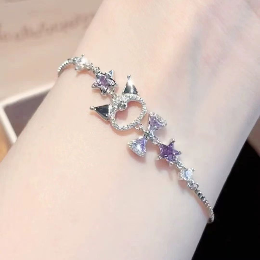 Kuromi Inspired Charm Bracelet - огляд і ціна Kawaii Tech Accessories
