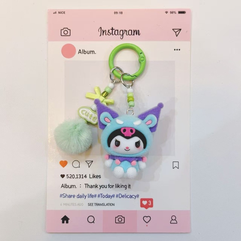 Fashion Kuromi Figure Resin Ke - огляд і ціна Kawaii Tech Accessories