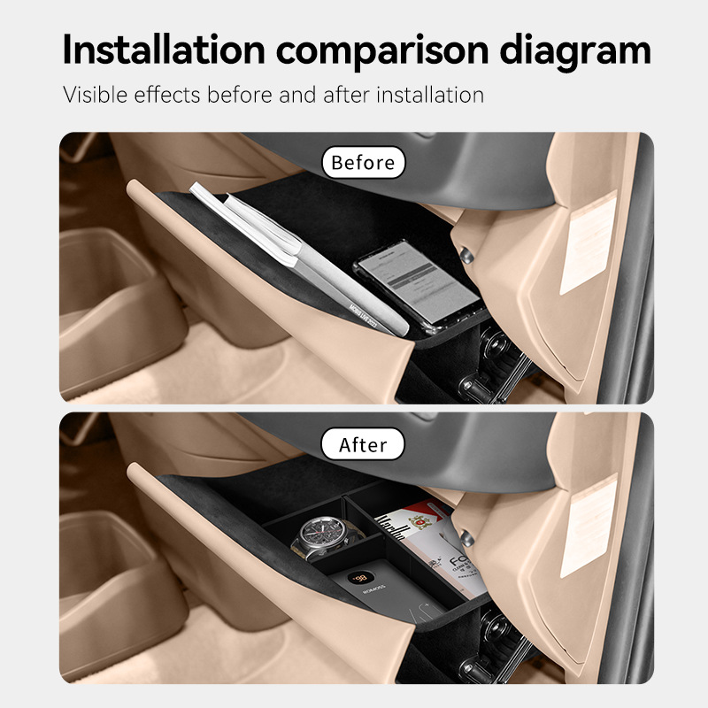 Glove Box Organizer Divider fo - огляд і ціна Tech Car Accessories