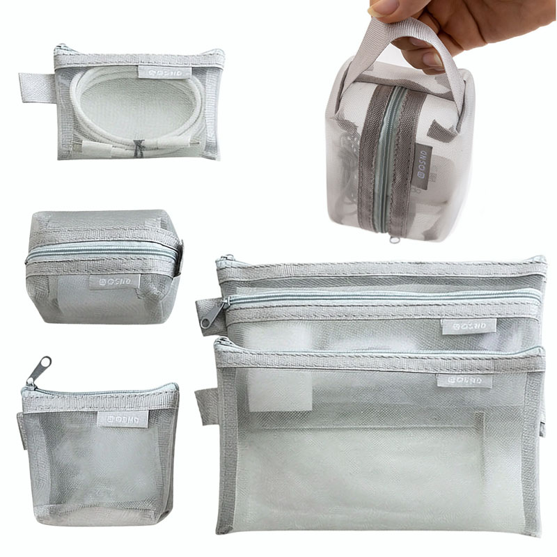 Gray Mesh Organizer Bags – for - огляд і ціна Tech Accessories Case