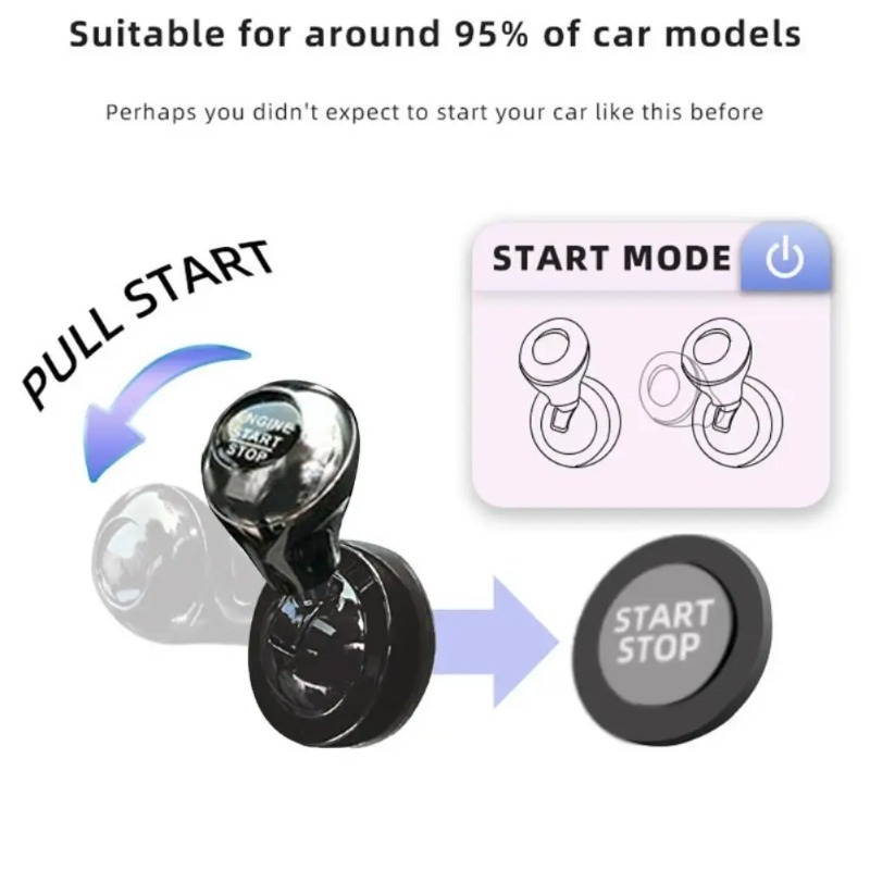 Car One-Touch Start Button wit - огляд і ціна Tech Car Accessories